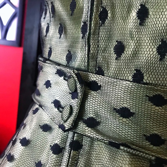 SOLD-Stop Staring 1950’s Style Retro Green Dress - Picture 7 of 8